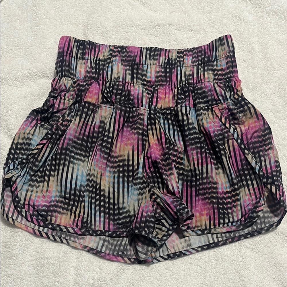 FREE PEOPLE Movement Shorts The Way Home Running Euphoria Mulitcolor Sz S